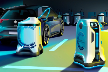 Volkswagen’s Mobile Charging Robot